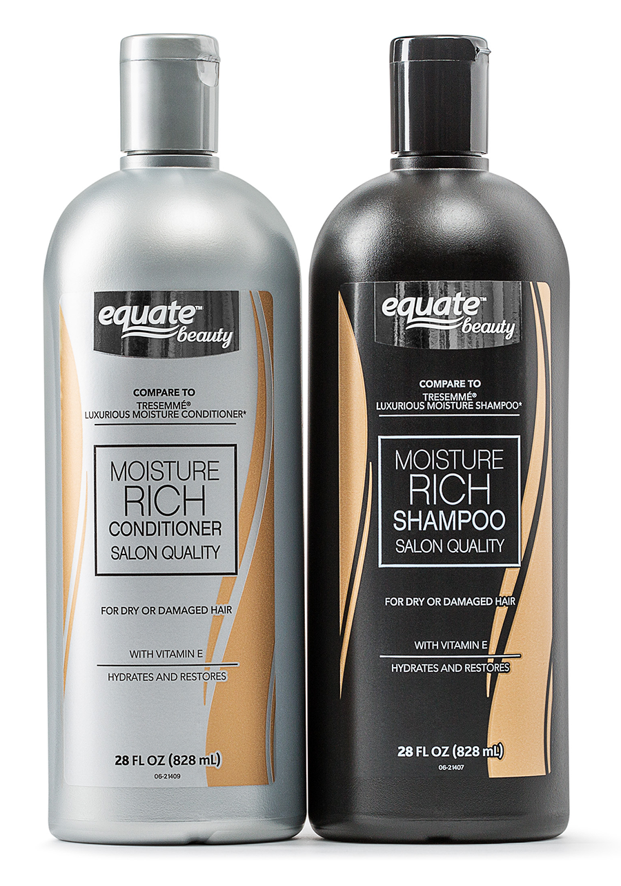 Shampoo and conditioner bottles